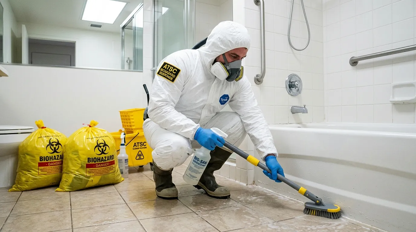 Decontamination equipment deployed for Blood Cleanup in North Logan